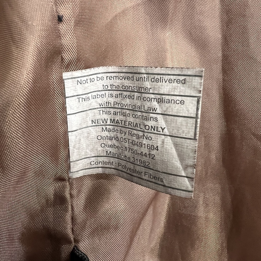 Guess Jacket Womens Medium Quilted Faux Leather Biker Moto Asymmetrical Zip - Picture 12 of 16